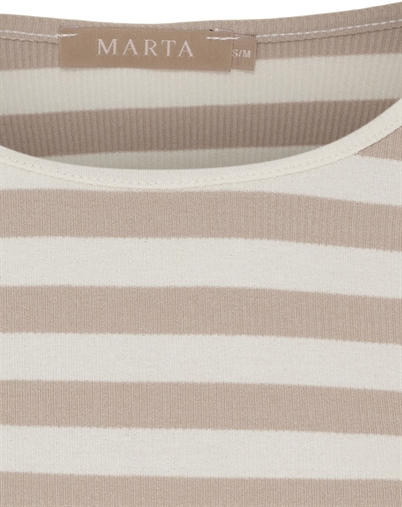  Marta du Chateau - MDCBegonia Langærmet Trøje - Beige Melange